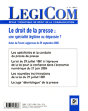 Revue Legicom, no 35